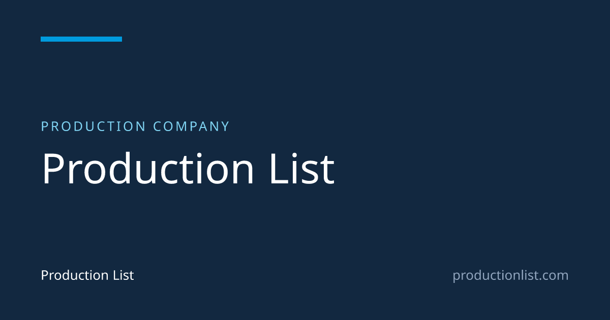 Evoke Entertainment | Production List